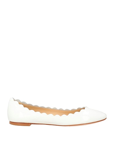 FABIO RUSCONI Ballet flats White Leather