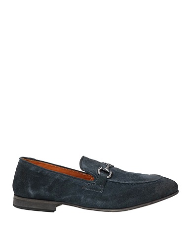 PAWELK'S Loafers Navy blue Leather