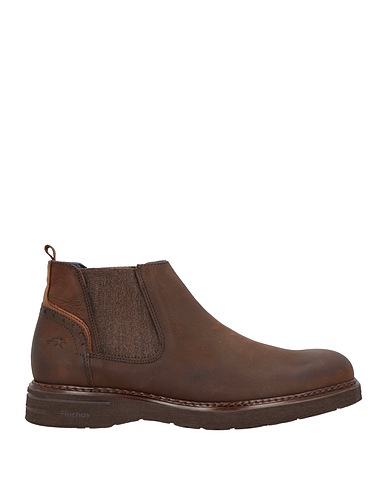 FLUCHOS Ankle boot Dark brown Leather