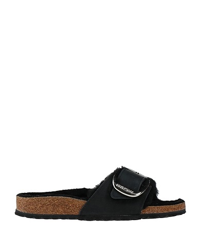 BIRKENSTOCK Sandalen Schwarz Leder