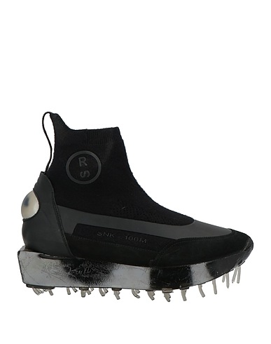 RBRSL RUBBER SOUL Sneakers Black Textile fibres, Leather