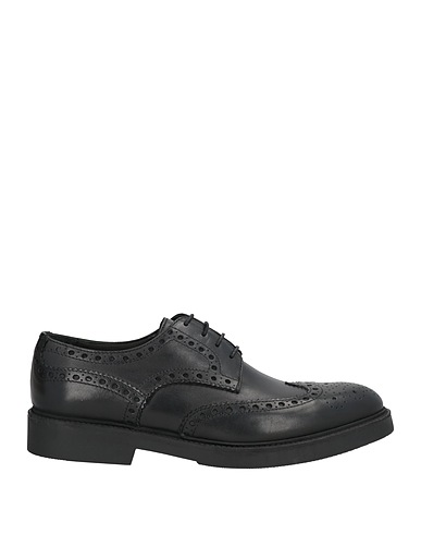 CALPIERRE Stringate Nero Pelle di vitello