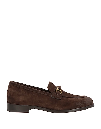 SARTORE Loafers Dark brown Leather