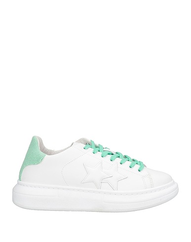 2STAR Sneakers White Leather