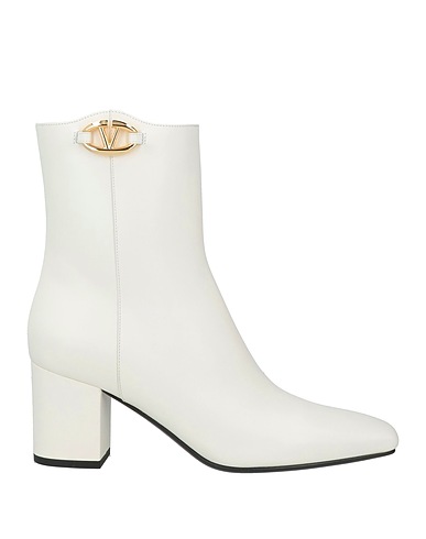 VALENTINO GARAVANI Ankle boot Ivory Leather