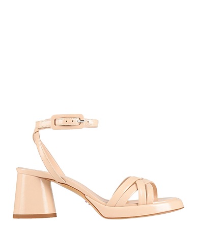 HALMANERA Sandals Beige Leather