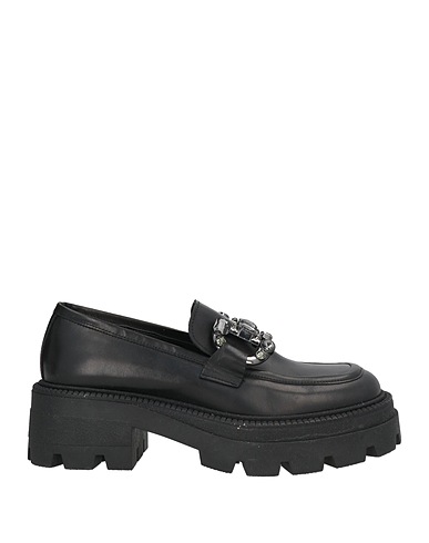 OVYÉ Loafers Black Calfskin