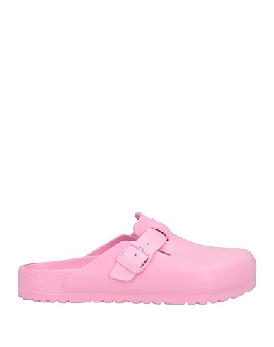 BIRKENSTOCK Mules und Clogs Rosa Gewebefasern