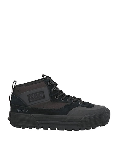 VANS Ankle boot Black Textile fibers, Leather