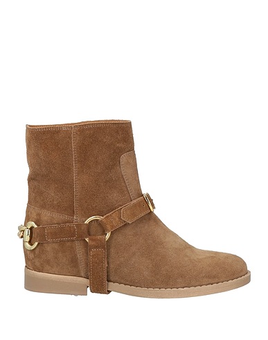 OVYÉ Ankle boot Sage green Leather