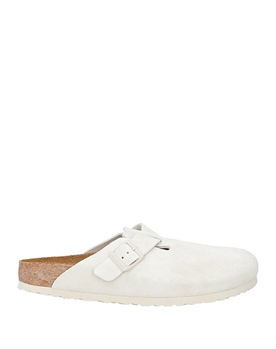 BIRKENSTOCK Mules and clogs OFF WHITE Leather