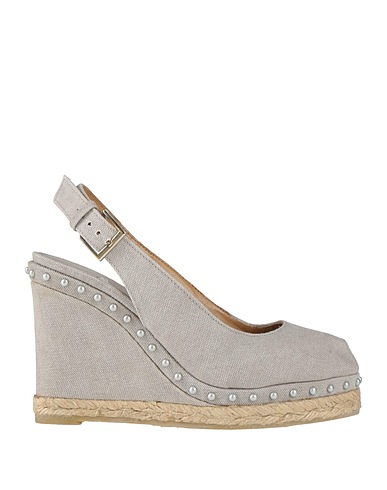 CASTAÑER Sandals Taupe Textile fibers