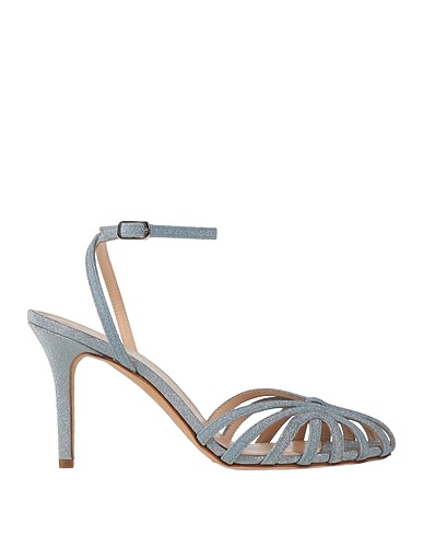 THE SELLER Sandals Sky blue Textile fibers