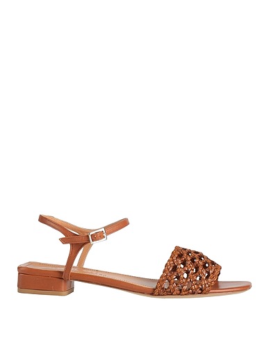 VICTORIA PETRA Sandali Marrone Fibre tessili