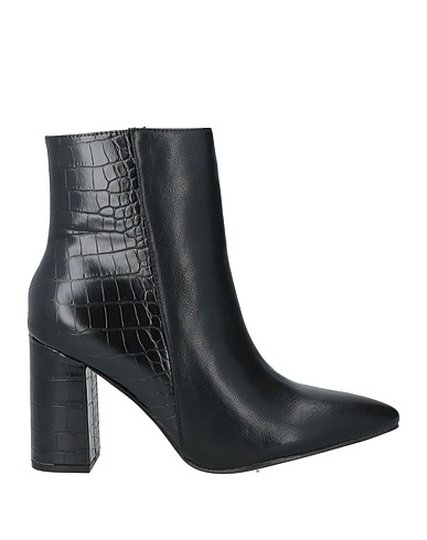 PREGUNTA Ankle boot Black Textile fibers