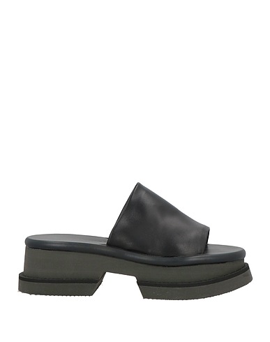 CLERGERIE Sandals Black Lambskin