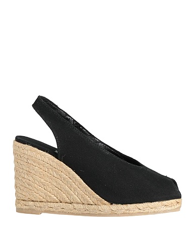 CASTAÑER Espadrilles Black Textile fibers