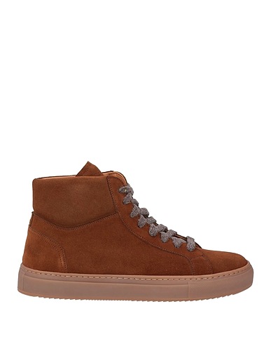 CALCE Sneakers Camel Cuir