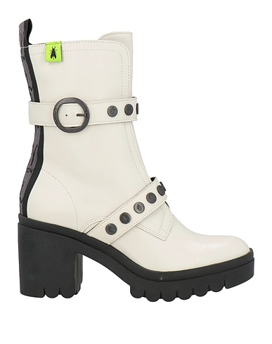 FLY LONDON Ankle boot Off white Leather