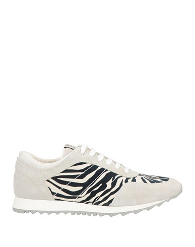 TOSCA BLU Sneakers Light grey Leather, Textile fibers