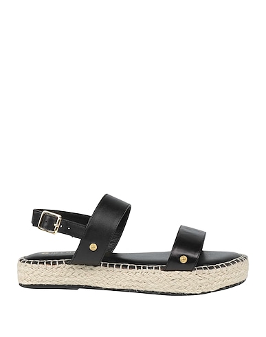 HEY MARLY Espadrillas Nero Pelle