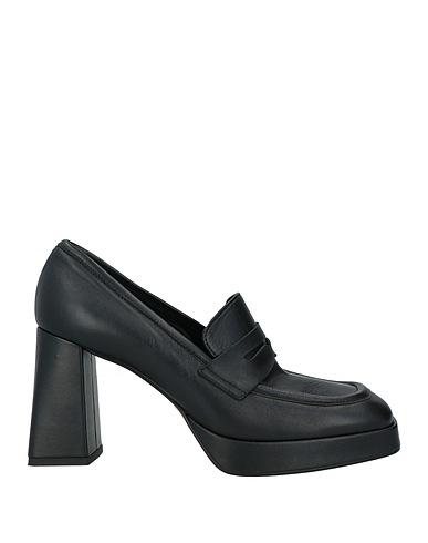 PAOLO MATTEI Loafers Black Leather