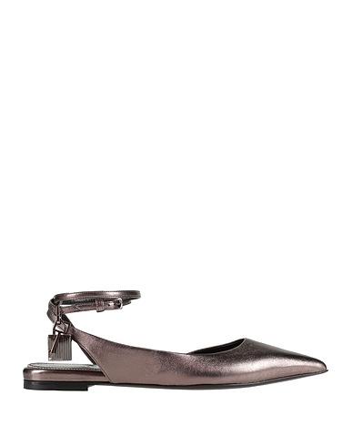 TOM FORD Ballet flats Sheepskin, Brass