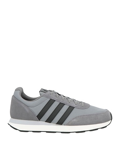 ADIDAS Sneakers Grey Leather, Textile fibres
