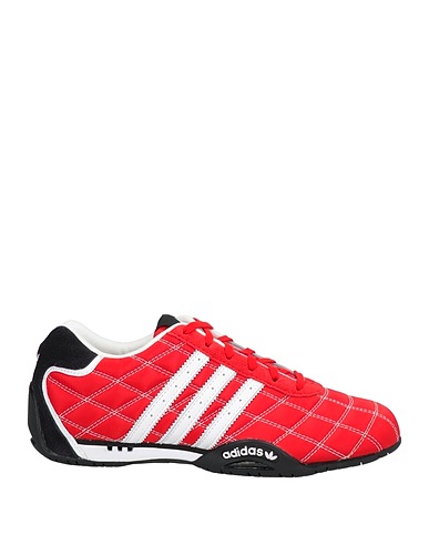 ADIDAS ORIGINALS Sneakers Red Textile fibres, Leather