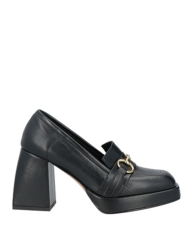 BRANDO SHOES Loafers Black Leather
