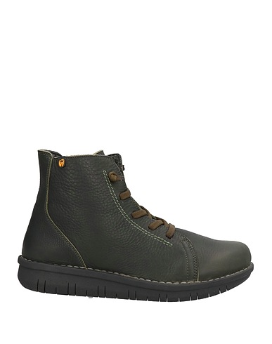JUNGLA Stiefelette Dunkelgrün Leder