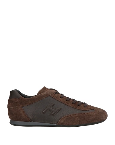 HOGAN Sneakers Leather, Textile fibres