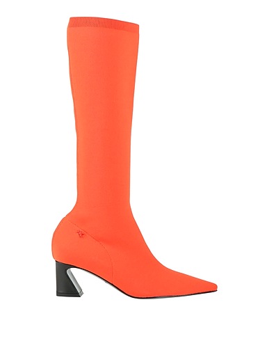 PATRIZIA PEPE Boots Coral Textile fibers