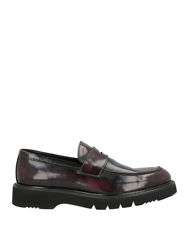 EXTON Loafers Plum Leather