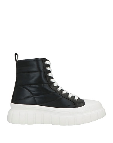 CAFèNOIR Ankle boot Black Textile fibers