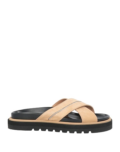 PESERICO Sandals Beige Leather