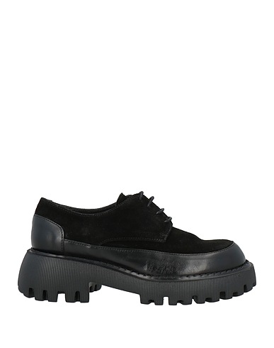 CERRUTI 1881 Laced shoes Black 100% Calfskin