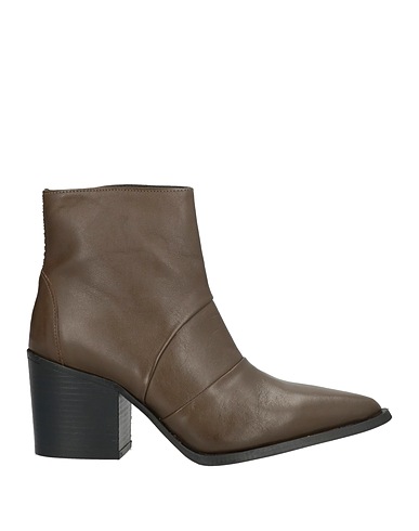 CERRUTI 1881 Ankle boot Khaki 100% Calfskin