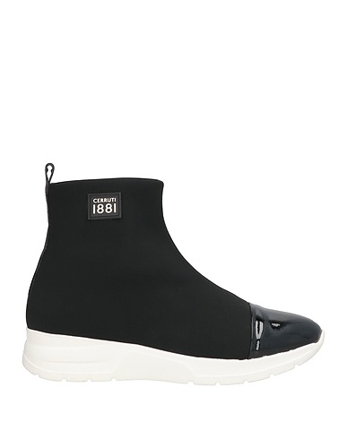 CERRUTI 1881 Sneakers Black 80% Polyester, 20% Calfskin