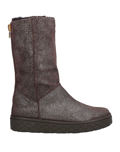 MONCLER Ankle boot Chocolate brown Leather