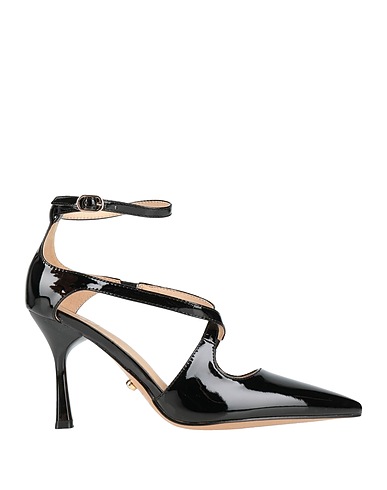 TWENTY FOUR HAITCH Pump Black Textile fibers