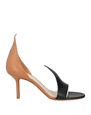 FRANCESCO RUSSO Sandalen Schwarz Leder