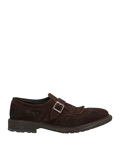 CLAUDIO MARINI Loafers Dark brown Leather