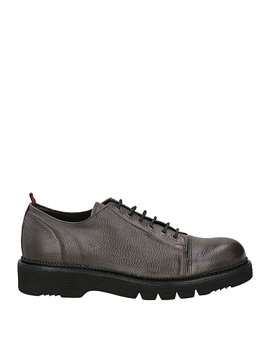 EXTON Laced shoes Lead Leather