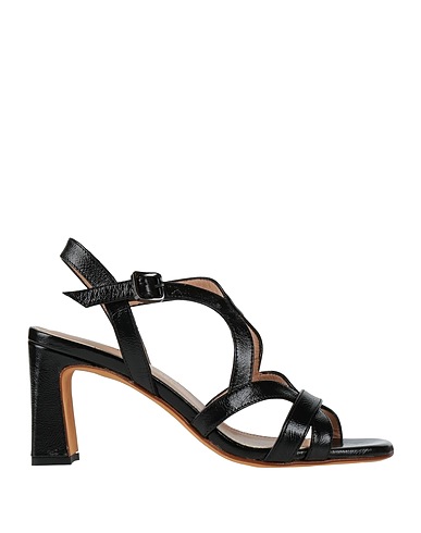 TRIVER FLIGHT Sandalen Schwarz Leder