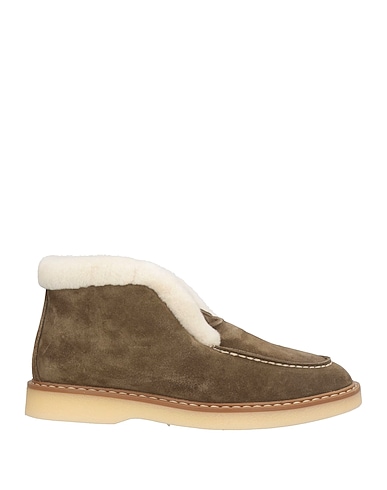 CERRUTI 1881 Ankle boot Military green Leather