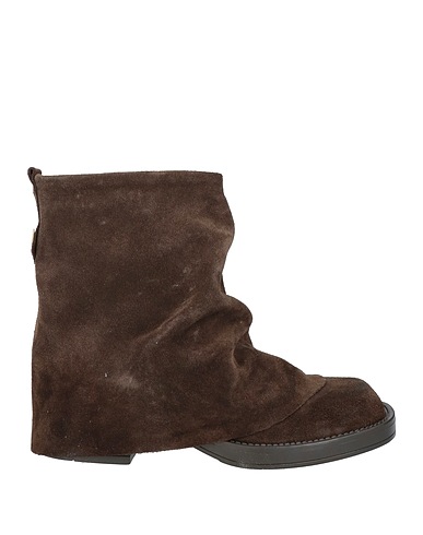 OVYÉ Ankle boot Dark brown Leather