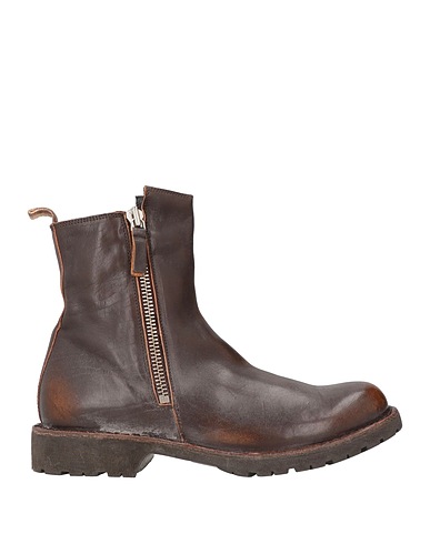 MOMA Ankle boot Dark brown Leather