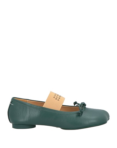 MM6 MAISON MARGIELA シューズ エメラルド 革（なめし加工）