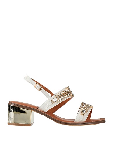 GARDINI SPIRIT Sandals White Textile fibers